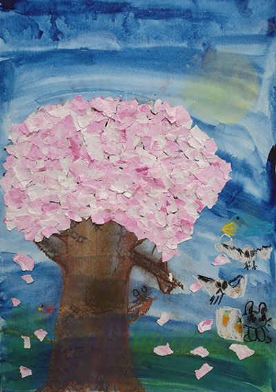 夜の桜